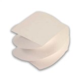 Iskola Fehér csavart jegyzettömb 8,5x8,5x6cm