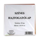 Iskola Hajtogatólap 10x10cm-es 50db-os szett