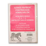 Iskola Színes papírok, pontrácsok és vonalhálók 5-8.osztály