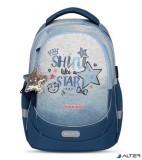 Iskolatáska, cipzáras, BELMIL "Leisure Plus Shine like a Star Jeans", csillag