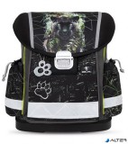 Iskolatáska, fémcsat, BELMIL "Classy Black Panther", fekete párduc