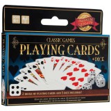 Ismeretlen Klasszikus kártyajáték - 2 pakli kártyával és 5 darab dobókockával