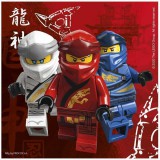 Ismeretlen Lego Ninjago szalvéta 33 x 33 - 16 db