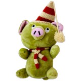 Ismeretlen Mazsola 25 cm-es plüssfigura sapkában és sálban