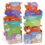 Ismeretlen Roo Crew ECO: Állatos toronyépítő játék - többféle