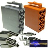 ISO autó rádió csatlakozó aljzat pár.