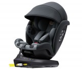 ISOFIX-es 360°-ban forgatható Mama Kiddies Murphy Bear biztonsági autósülés (40-150 cm iSize) szürke-fekete színben ajándék napvédővel