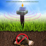 Isotronic Leszúrható szolár kártevő- és vakondriasztó – napelemes védelem kertbe