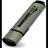 iStorage Kanguru 32GB SS3 USB3.0 USB flash meghajtó USB A típus 3.2 Gen 1 (3.1 Gen 1) Alumínium (KF3WP-32G)