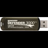 iStorage Kanguru Defender 3000 USB flash meghajtó 32 GB USB A típus 3.2 Gen 1 (3.1 Gen 1) Barna (KDF3000-32G)