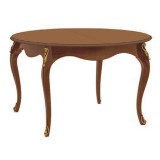 Italexport Charme kerek étkezőasztal 110x110 cm (+40 cm hosszabbítható)