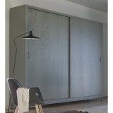 Italexport Eden 2 tolóajtós gardróbszekrény (levél motívummal)