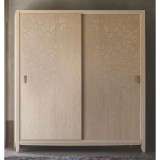 Italexport Eden 2 tolóajtós gardróbszekrény (levél motívummal)