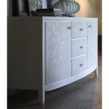 Italexport Eden Day 2-ajtós tálalószekrény 3 fiókkal (levél motívummal)