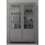 Italexport Eden Day 2-ajtós vitrines szekrény (faerezettel)
