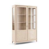 Italexport Eden Day 2-ajtós vitrines szekrény (levél motívummal)