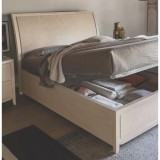 Italexport Eden franciaágy keret ágyneműtartóval - 160 cm (levél motívummal)