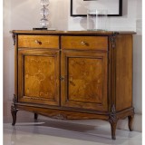 Italexport Profumo di Casa intarziás 2-ajtós tálalószekrény