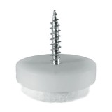 Italfeltri Csúsztatófilc műanyag házas csavaros d=24mm fehér (8db)