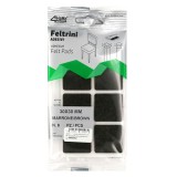 Italfeltri Csúsztatófilc öntapadó  30x30 mm barna (6db)