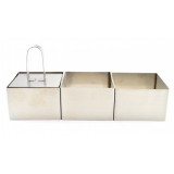 itália konyha Ételformázó szett szögletes, kinyomóval