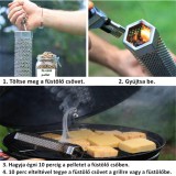 itália konyha Füstölő cső, füstgenerátor