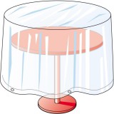 itália konyha Kertiasztal-huzat kerek 100cm