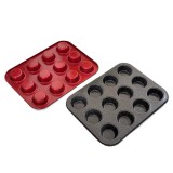itália konyha Metal Red Line Muffinsütő 12 db-os
