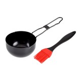 itália konyha Pácoló, szószos edény szilikon ecsettel