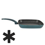 itália konyha Sea Line tapadásmentes alumínium grillserpenyő 28*28cm indukciós
