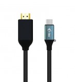 iTec i-tec C31CBLHDMI60HZ video átalakító kábel 1,5 M USB C-típus HDMI Fekete