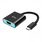 iTec i-tec C31HDMI60HZP video átalakító kábel 0,15 M USB C-típus HDMI Fekete, Türkizkék