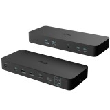 iTec i-tec C31INTGTRI4KDOCPDCH dokkoló állomás és port replikátor Vezetékes USB 3.2 Gen 1 (3.1 Gen 1) Type-C Fekete