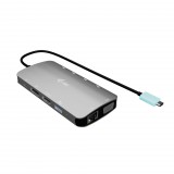 iTec i-TEC C31NANOTRIDOCKPD USB-C Meatl Nano HDMI DisplayPort Power Delivery 100 W dokkolóállomás