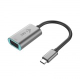 iTec i-tec Metal C31METALVGA60HZ video átalakító kábel 0,15 M USB C-típus VGA (D-Sub) Szürke