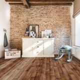 IVC tekercses vinyl padló, PVC - barna fa mintás Linz 447 2 m