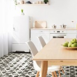 IVC tekercses vinyl padló, PVC - fekete-szürke kő mintás Bern 895 Ach 2 m