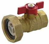 IVR Golyóscsap szivattyú csatlakozóval és visszacsapó szeleppel