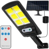 Izoxis 120 LED szolár kültéri lámpa távirányítóval