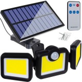 Izoxis Extra erős 171 LED-es napelemes reflektor, mozgásérzékelővel, 6000lm