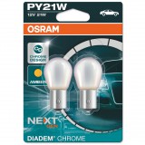 Izzó 12V/21W/BAU15s DIADEM CHROME szett Osram 7507DC-02B (2db)