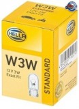 Izzó 12v üveg 3w W3W Hella (K0030)