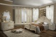 IB Amalfi olasz hálószoba garnitúra, bézs színben, 6 ajtós szekrénnyel és 180 cm-es ággyal