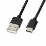 iBOX IKUMTC 2A, USB - USB Type C 1m fekete adatkábel