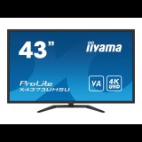 Iiyama LED-Display ProLite X4373UHSU-B1 - 109.2 cm (43") - 3840 x 2160 4K (X4373UHSU-B1) - Monitor
