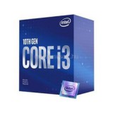 Intel Core i3-10100F (4 Cores, 6M Cache, 3.60 up to 4.30 GHz, FCLGA1200) Dobozos, hűtéssel, nincs VGA (BX8070110100F)