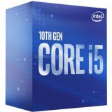 Intel Core i5-10400F (6 Cores, 12M Cache, 2.90 up to 4.30 GHz, FCLGA1200) Dobozos, hűtéssel, nincs VGA (BX8070110400F)