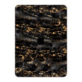 iPad Air 5 - Fekete-arany márvány fólia