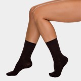 J.PRESS Elegáns Női Bokazokni fekete