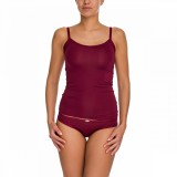 J.PRESS Női Bambusz Alapanyagú Szegőpántos Top bordó